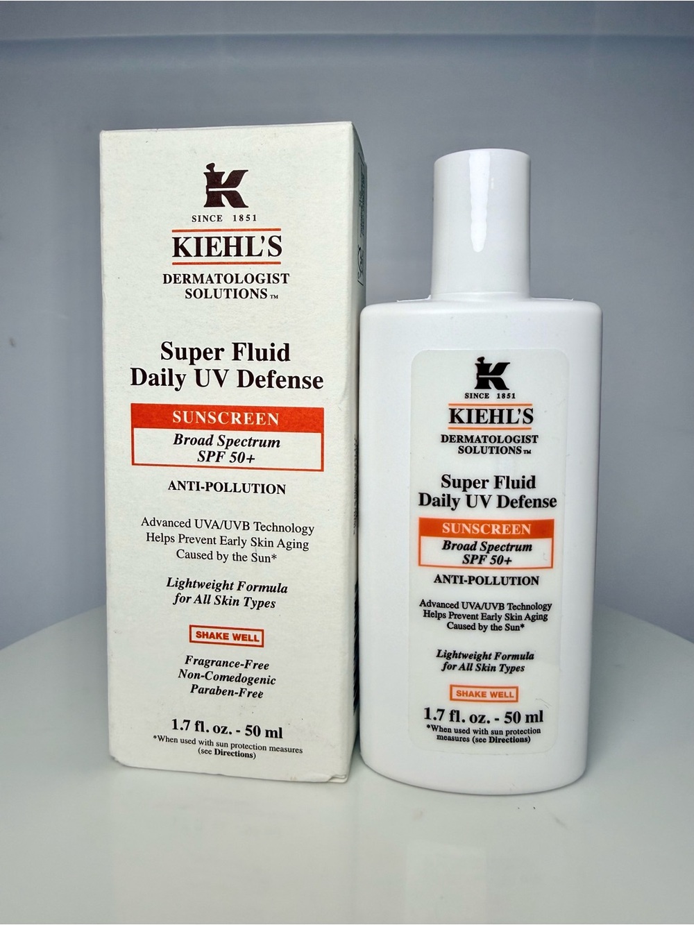 Kiehls spf 50+ super fluid daily uv defenses 50ml